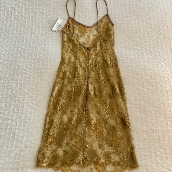 Gold Lace NWT Dress - Picture 6 of 7